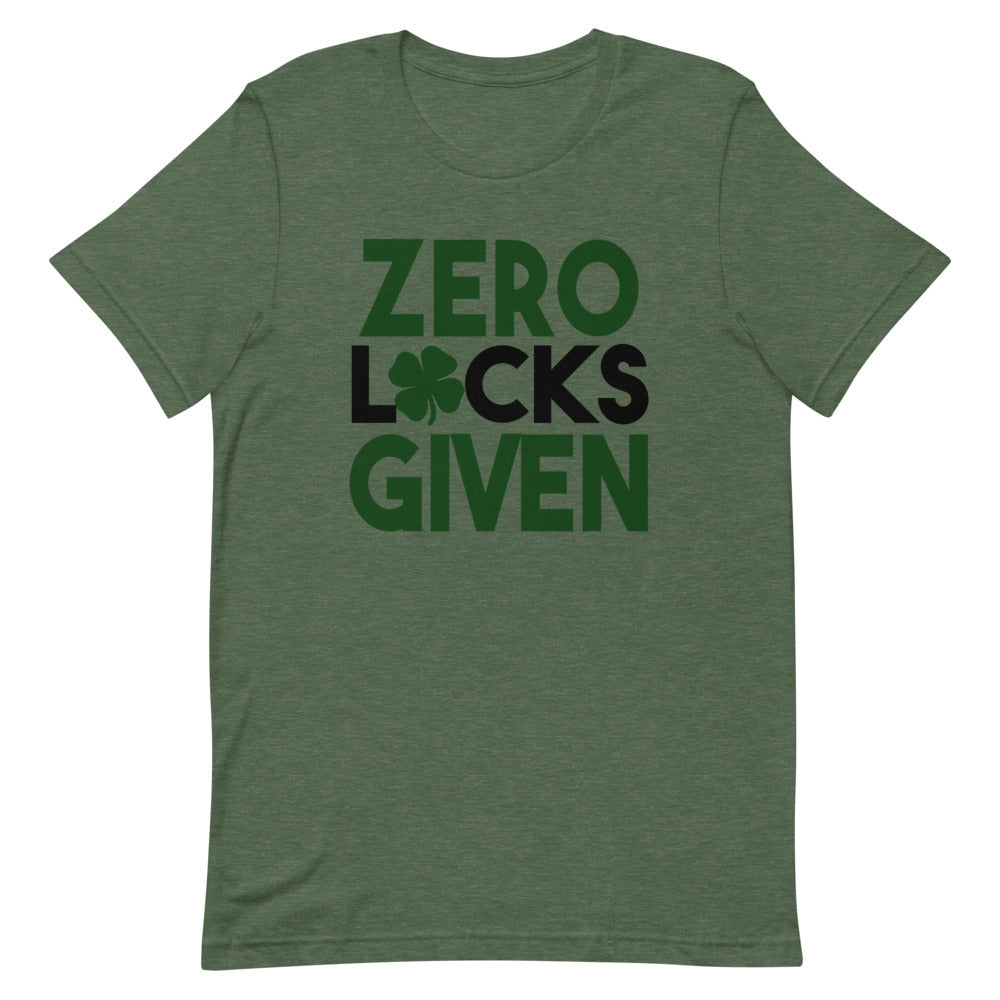 Zero Lucks Given Short-Sleeve Unisex T-Shirt - [Duck 'n' Monkey]