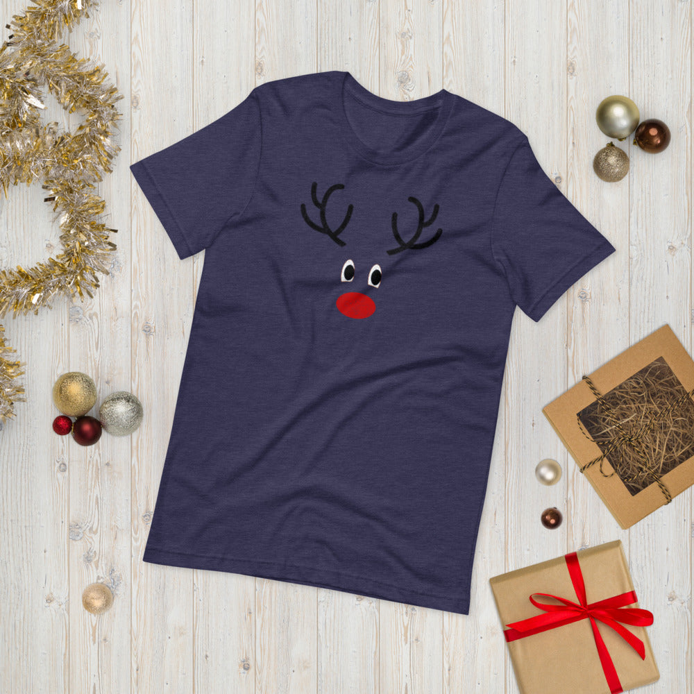 Reindeer Short-Sleeve Unisex T-Shirt - [Duck 'n' Monkey]