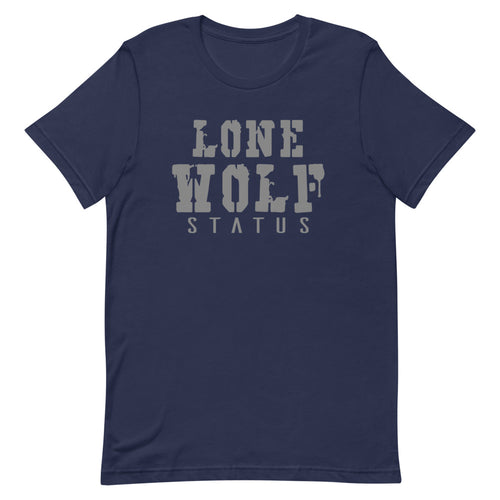 Lone Wolf Status Short-Sleeve Unisex T-Shirt - Duck 'n' Monkey