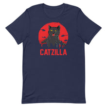 Load image into Gallery viewer, Catzilla Short-Sleeve Unisex T-Shirt - Duck &#39;n&#39; Monkey
