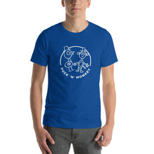 Load image into Gallery viewer, Duck &#39;n&#39; Monkey White Circle Short-Sleeve Unisex T-Shirt - [Duck &#39;n&#39; Monkey]
