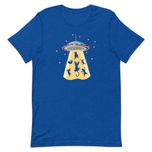Cat UFO Short-Sleeve Unisex T-Shirt - Duck 'n' Monkey