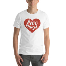 Load image into Gallery viewer, Heart Free Hugs Short-Sleeve Unisex T-Shirt - [Duck &#39;n&#39; Monkey]
