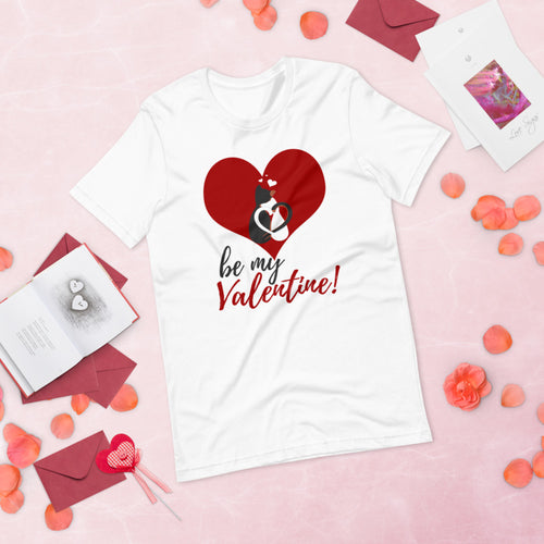 Be My Valentine Short-Sleeve Unisex T-Shirt - [Duck 'n' Monkey]