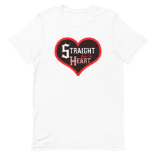 Load image into Gallery viewer, Straight From The Heart Short-Sleeve Unisex T-Shirt - Duck &#39;n&#39; Monkey
