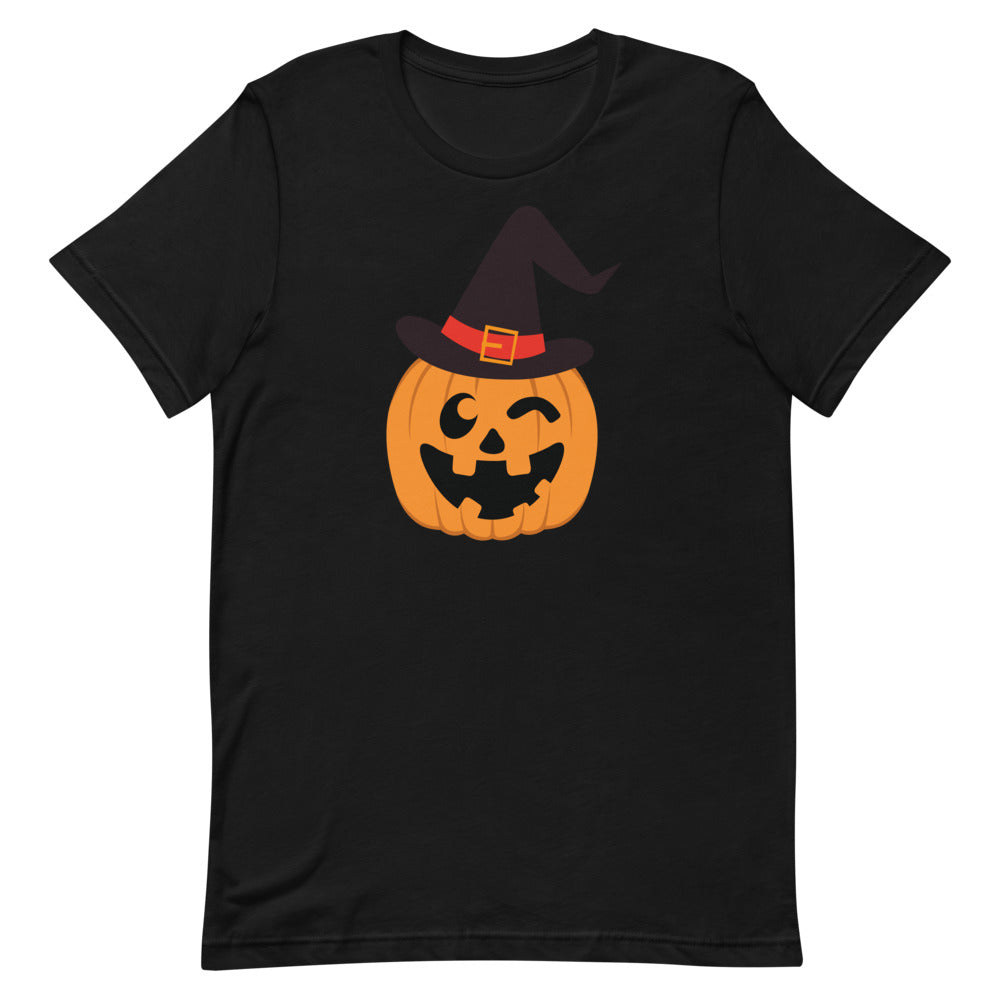 Witch Pumpkin Short-Sleeve Unisex T-Shirt - Duck 'n' Monkey