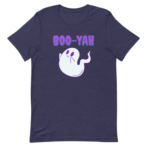 Boo-Yah Ghost Short-Sleeve Unisex T-Shirt - Duck 'n' Monkey