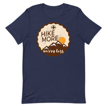 Load image into Gallery viewer, Hike More Worry Less Short-Sleeve Unisex T-Shirt - Duck &#39;n&#39; Monkey
