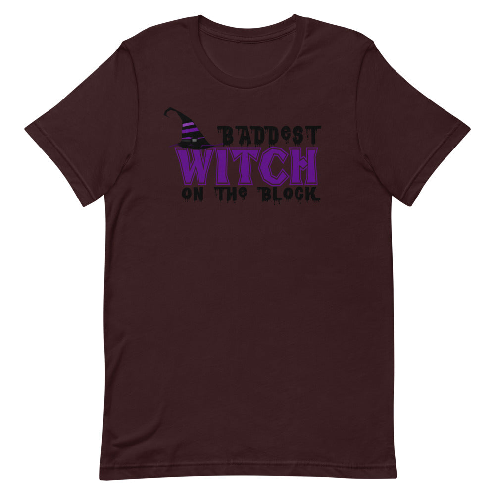 Baddest Witch On The Block Short-Sleeve Unisex T-Shirt - Duck 'n' Monkey