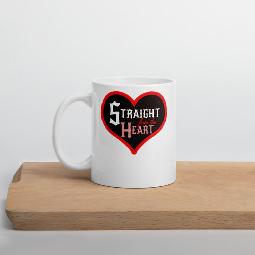 Straight From The Heart Mug - Duck 'n' Monkey