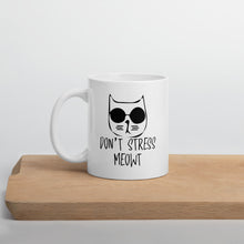 Load image into Gallery viewer, Cat Don&#39;t Stress Meowt Mug - Duck &#39;n&#39; Monkey

