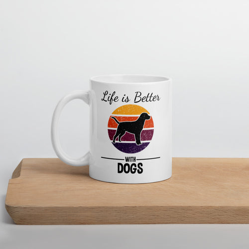 Life Is Better With Dogs Mug - Duck 'n' Monkey