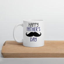 Load image into Gallery viewer, Happy Father&#39;s Day Mustache Mug - Duck &#39;n&#39; Monkey
