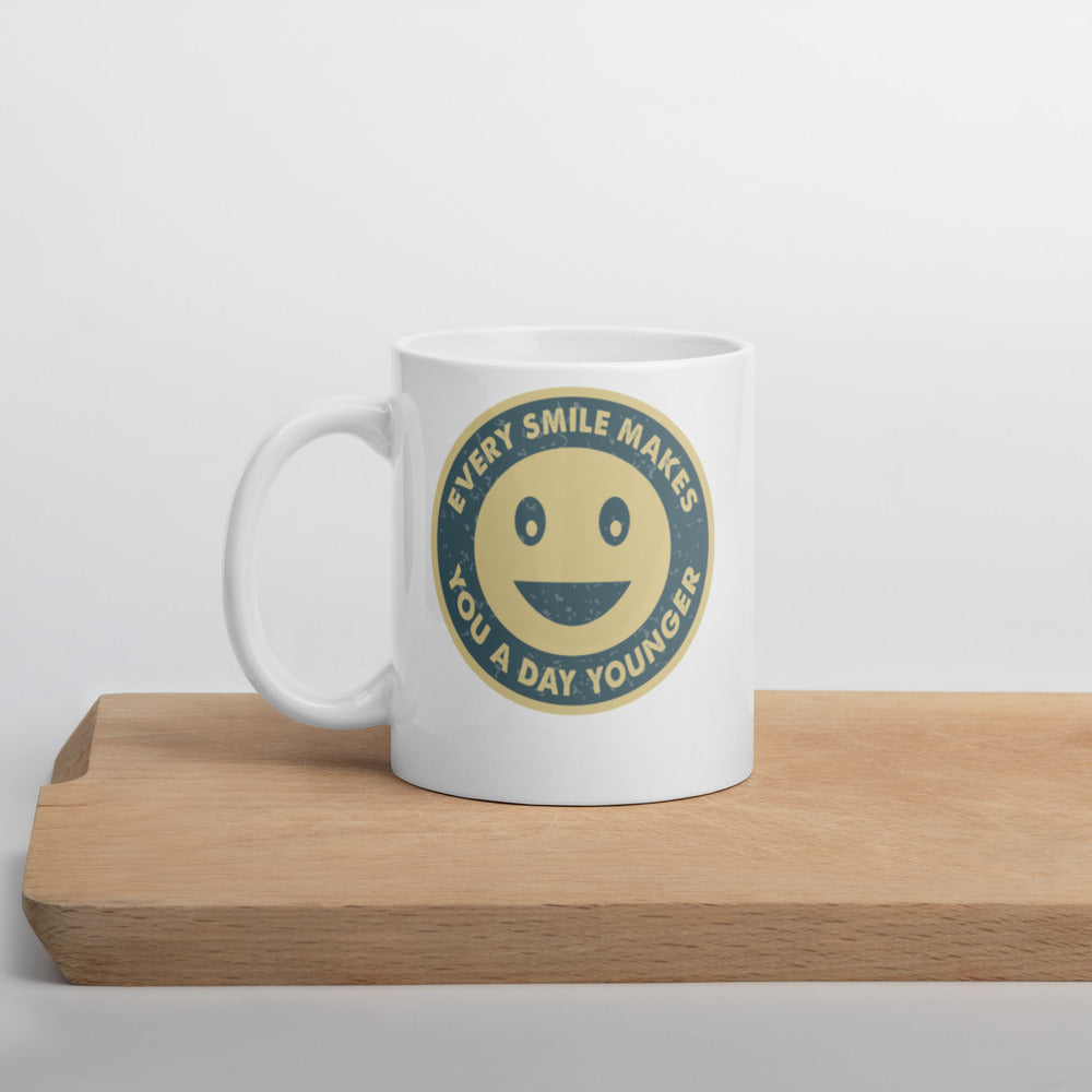 Every Smile Makes You A Day Younger Mug - Duck 'n' Monkey