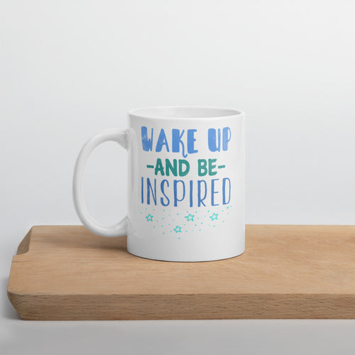 Wake Up And Be Inspired Mug - Duck 'n' Monkey