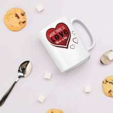 Load image into Gallery viewer, Where There Is Love There Is Life Mug - Duck &#39;n&#39; Monkey
