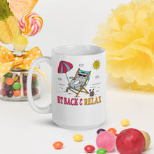 Load image into Gallery viewer, Cat Sit Back &amp; Relax Mug - Duck &#39;n&#39; Monkey

